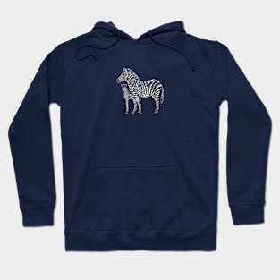 Swirly Zebra Family Hoodie